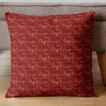 Script Dourado de Natal Vermelho