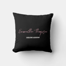 Script Minimalista Preto-Rosa Moderno