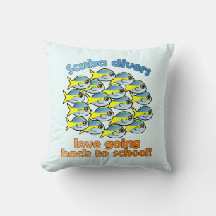 Almofada Scuba Divers Love Go Back to School