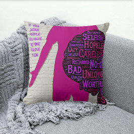 Almofada Se você julgar pessoas, aspas inspiradoras jogam l