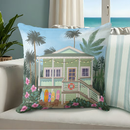 Almofada Sea Foam Green Beach House |