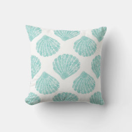 Almofada Seafoam Seashell Pattern