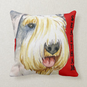 Almofada Sealyham Terrier Color Block