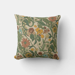Almofada Seamless vintage botanical pattern 