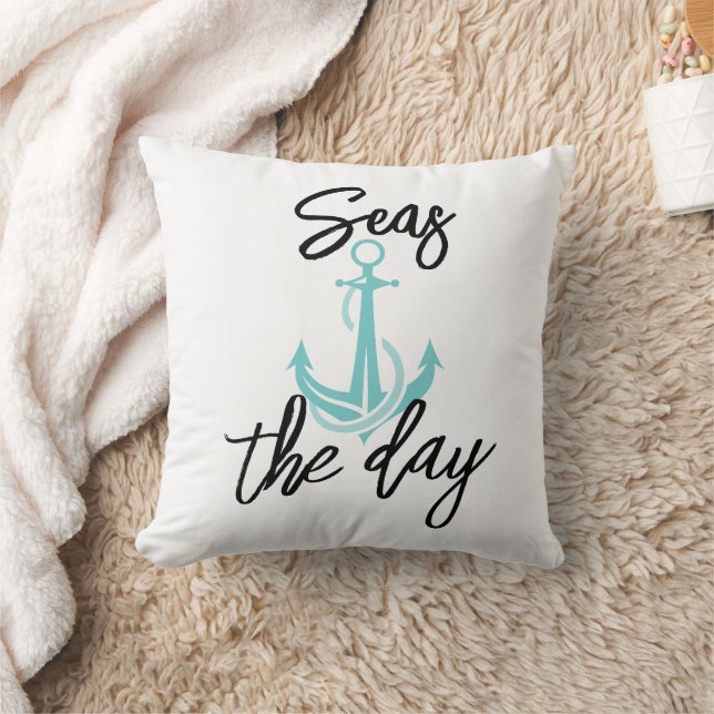 Almofada Seas the Day Throw Pillow (Cobertor)