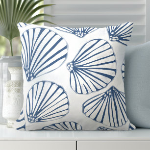 Almofada Seashells Blue White
