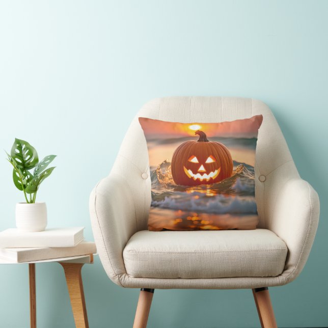 Almofada Seashore Halloween Jack-o-Lanterna (Cadeira)