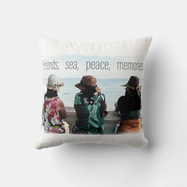 Almofada Seaside Friendship Memories (Verso)