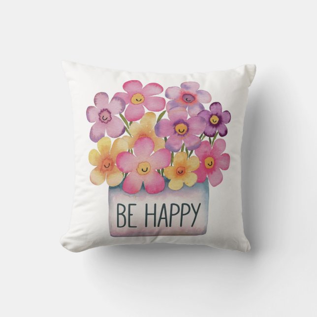 Almofada Seja feliz (Frente)