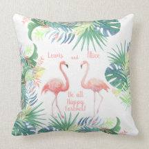 Seja feliz para sempre! Fada - Dois Flamingo Rosa