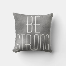 Almofada SEJA luz inspirada FORTE do design das citações -