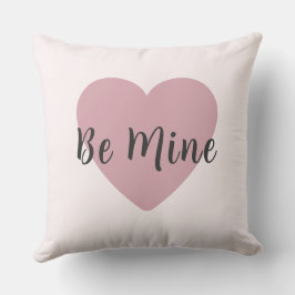 Almofada Seja Minha Rosa Empoeirada Coração Dia dos Namorad