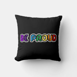 Almofada Seja Orgulho gay LGBT orgulhoso