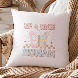 Almofada Seja Um Bom Motivador Humano Dizendo Boas Vibas