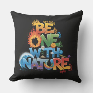 Almofada Seja Um Com A Natureza - Elementar Ecológico