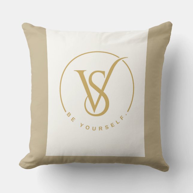 Almofada Seja Você VS Logotipo Monograma (Frente)