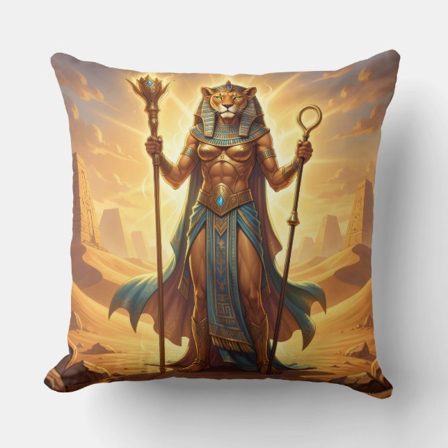 Almofada Sekhmet – Lion-Headed War Goddess´3 (Frente)