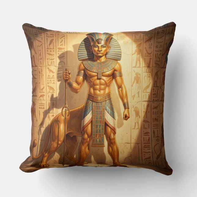 Almofada Sekhmet – Löwenköpfige Kriegsgöttin´3 (Frente)