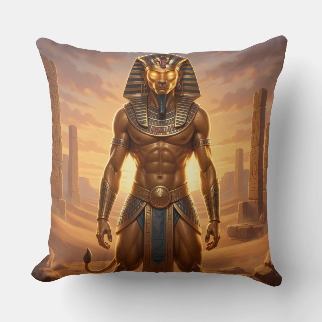 Almofada Sekhmet – Löwenköpfige Kriegsgöttin´4 (Frente)