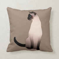 Selo-Ponto Siamês Cat em Taupe Tan