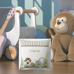 Almofada Selva Cega Animais Tropicais