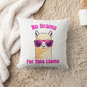 Almofada Sem drama para este Llama - Engraçado Llama
