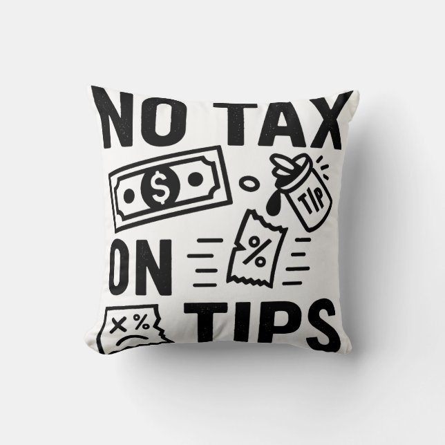 Almofada Sem Imposto sobre Dicas (Frente)