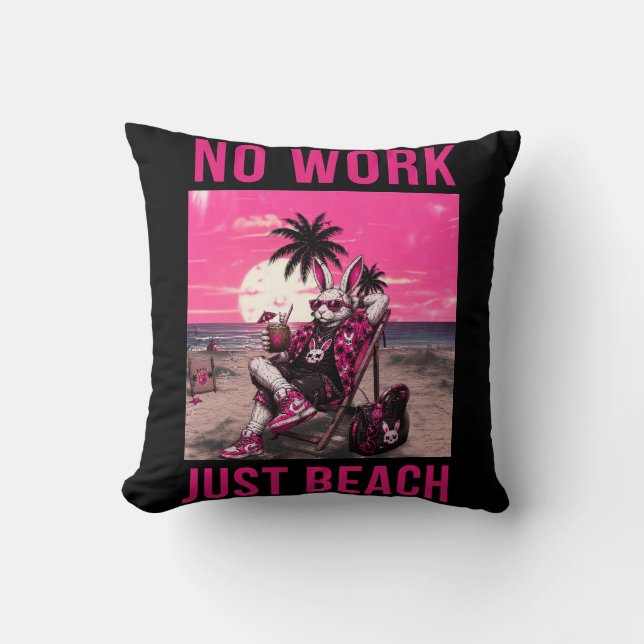 Almofada Sem Trabalho Só Praia (Frente)
