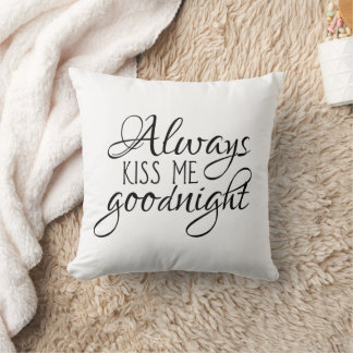 Almofada Sempre me beije boa noite