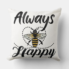Almofada sempre seja feliz
