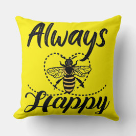 Almofada sempre seja feliz