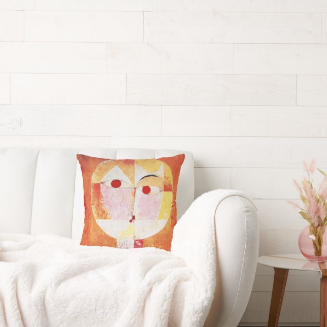 Almofada Senecio Cubist - Retrato Paul Klee (Sofá)