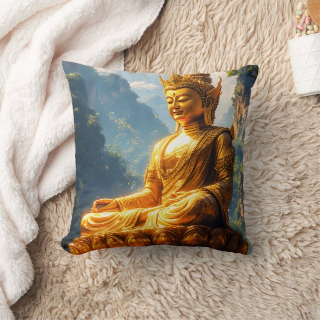 Almofada Senhor Buda da Terra Dourada (Cobertor)