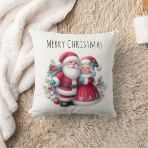 Almofada Senhor e Senhora Papai Noel