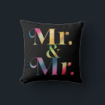 Almofada Senhor & Senhor Festa de Despedida de Solteiro Cas<br><div class="desc">Senhor & Senhor Festa de Despedida de Solteiro Casamento Gay</div>