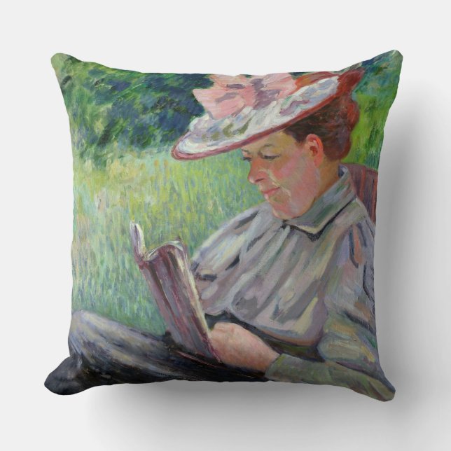 Almofada Senhora Guillaumin, c.1895 (óleo em canvas) (Frente)
