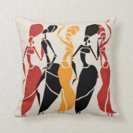 Almofada Senhoras da dança de África