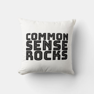 Almofada Senso Comum - Humor Lógico