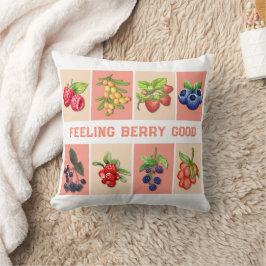 Almofada SENTINDO-ME MUITO BEM Morango Personalizável