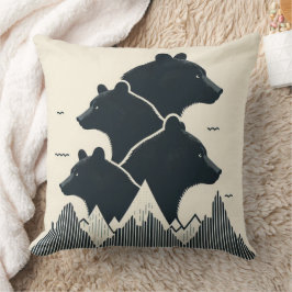 Almofada Sentinelas da Montanha enfumaçado