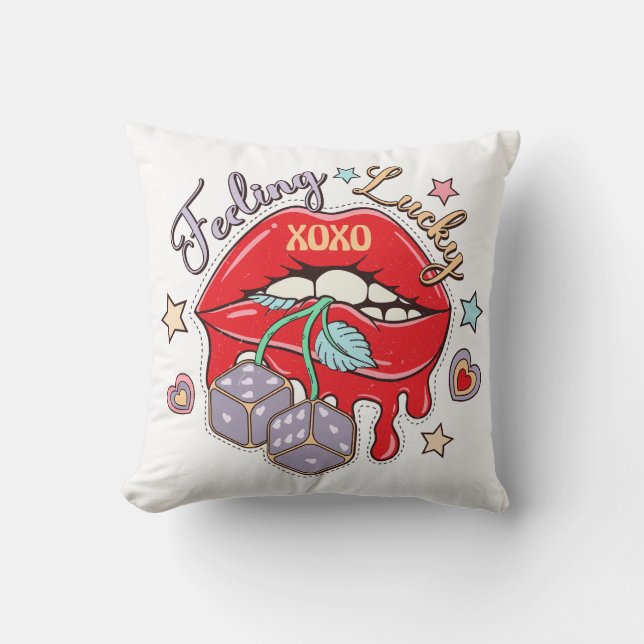 Almofada Sentir sorte (Frente)