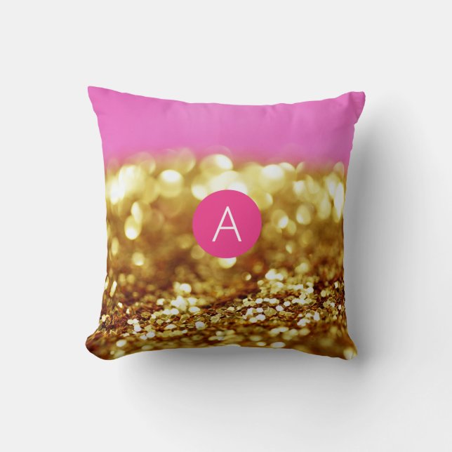 Almofada Sequin conhecido feito sob encomenda personalizado (Frente)