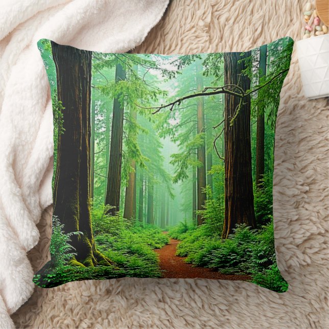 Almofada Sequoia Floresta Mistura Design (Cobertor)