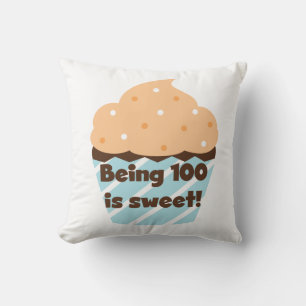 Almofada Ser 100 é t-shirt e presentes doces do aniversár
