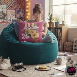 Almofada Ser Motivado Pelo Amor Não Pelo Ódio