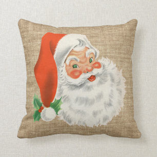 Almofada Serapilheira do falso do Natal de Papai Noel do