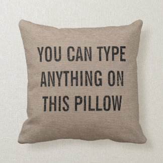 Almofada Serapilheira personalizada afligida