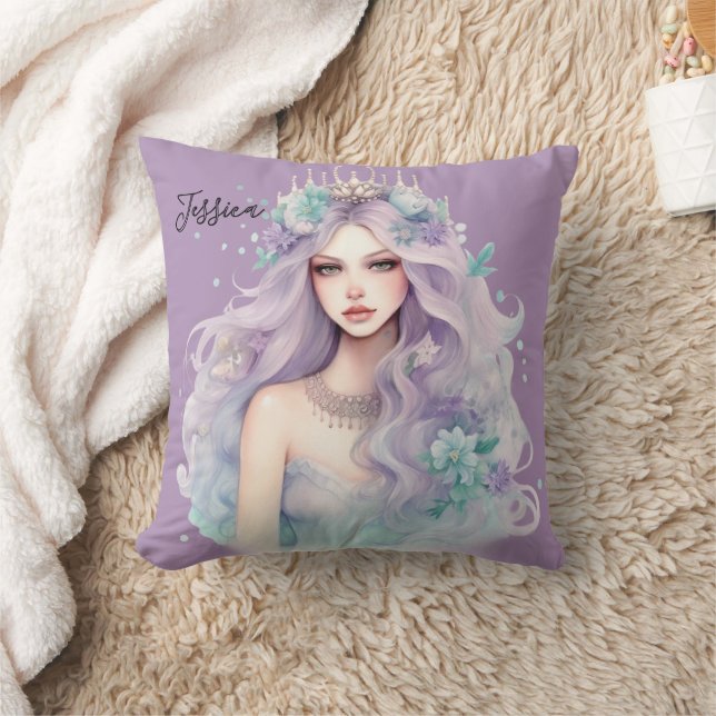 Almofada Sereia Personalizada (Cobertor)