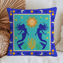 Sereias Celestiais Náutica Azul Mística
