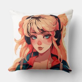 Almofada Serenata de Anime: Melodia Turquesa